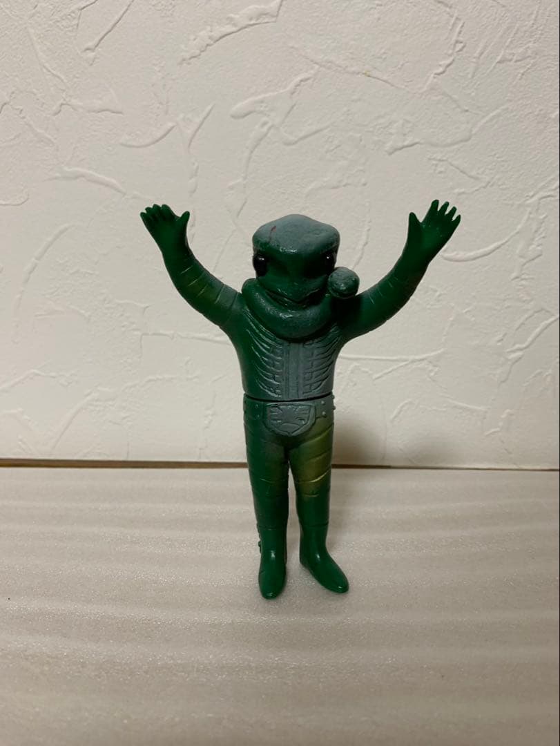 ⚠️レア　仮面ライダー　海蛇男　ミニソフビ　ポピー　旧バンダイ　1971年　当時物