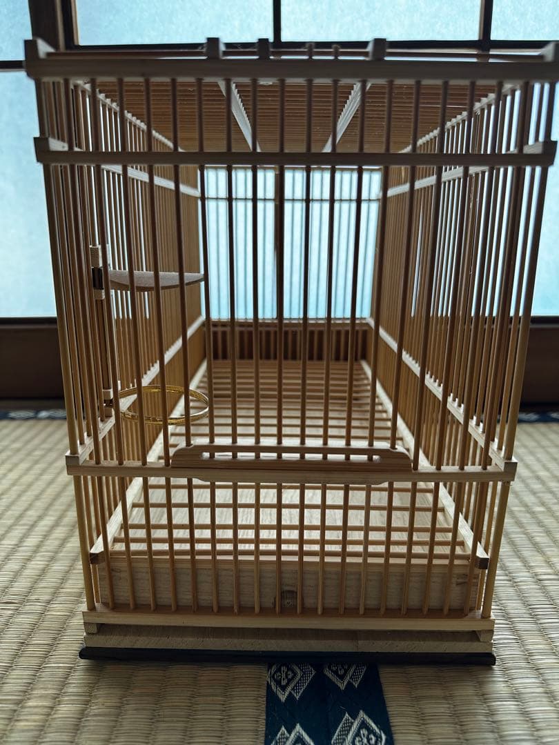 竹製鳥籠 上籠 並籠