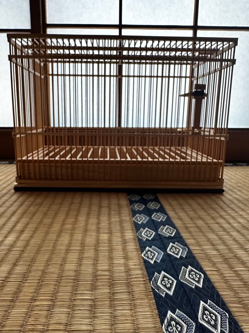 竹製鳥籠 上籠 並籠