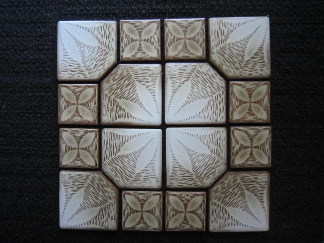 くらいふ昭和5０年代レトロ廃盤モザイクタイル メープルその１ 。７シート～