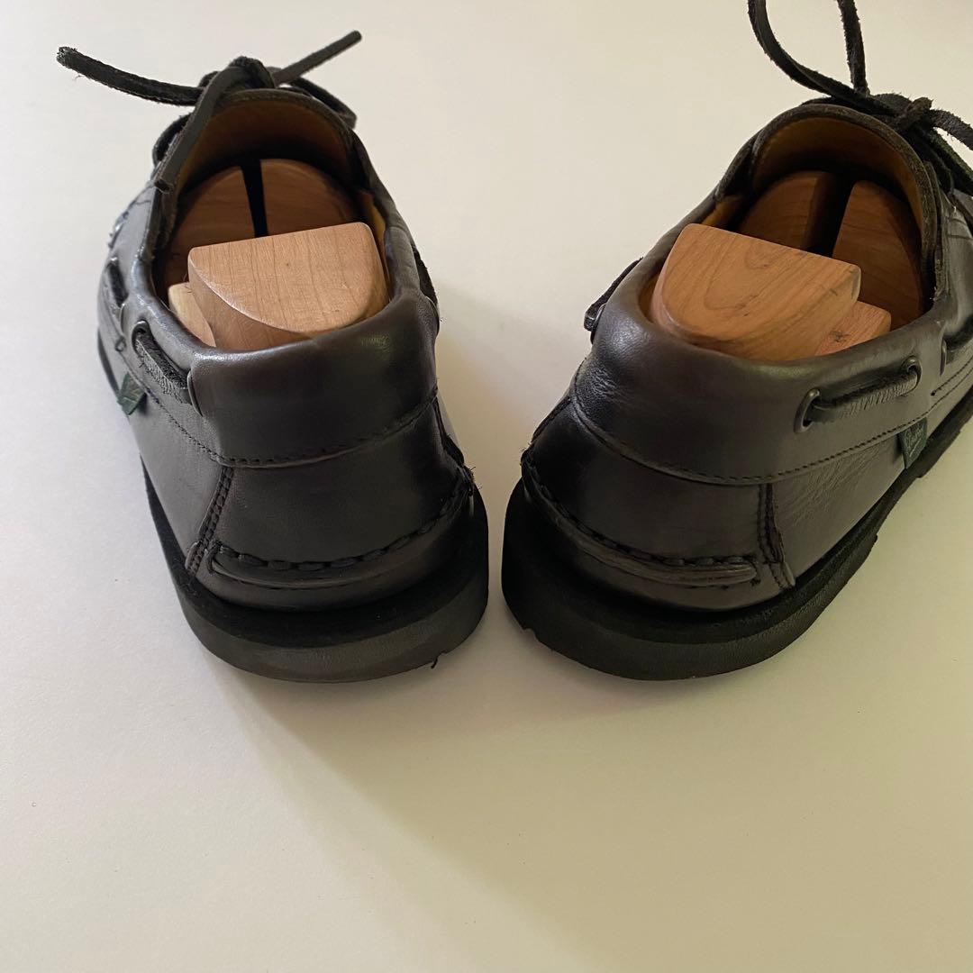 美品 paraboot birth ブラック 6H デッキシューズ バース
