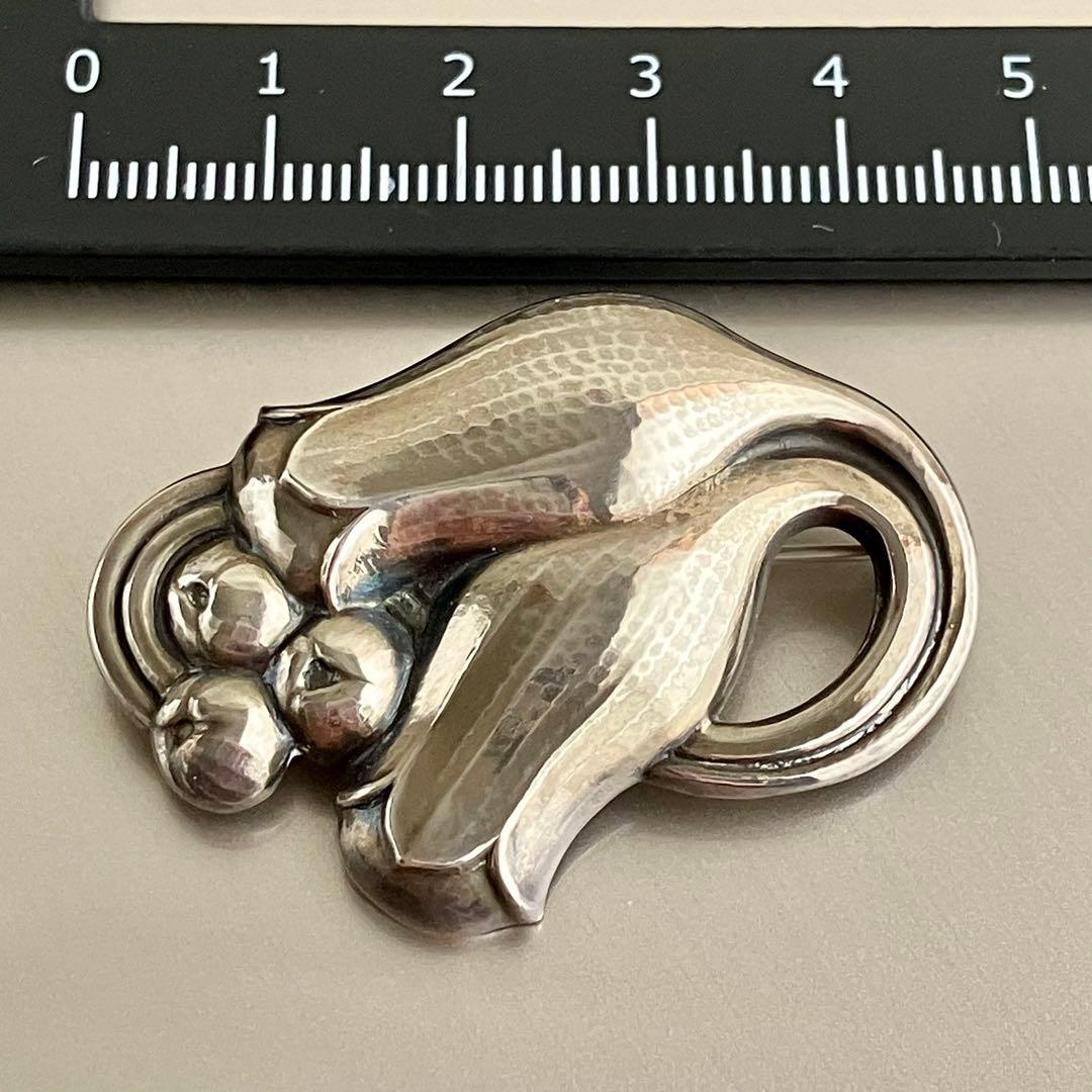   ブローチ スズラン 925 S 銀 ジョージジェンセン