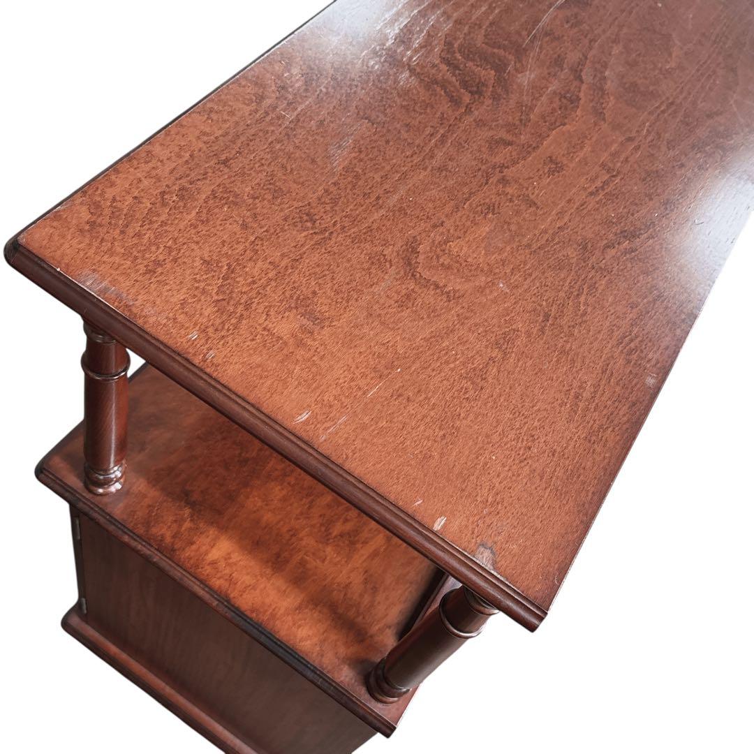 四国工芸◎木製 キャビネット◎ガラスコレクションケース 飾棚