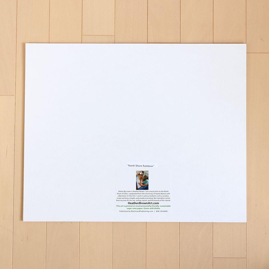 Lサイズ　Heather Brown 『 ノースショア レインボウ 』