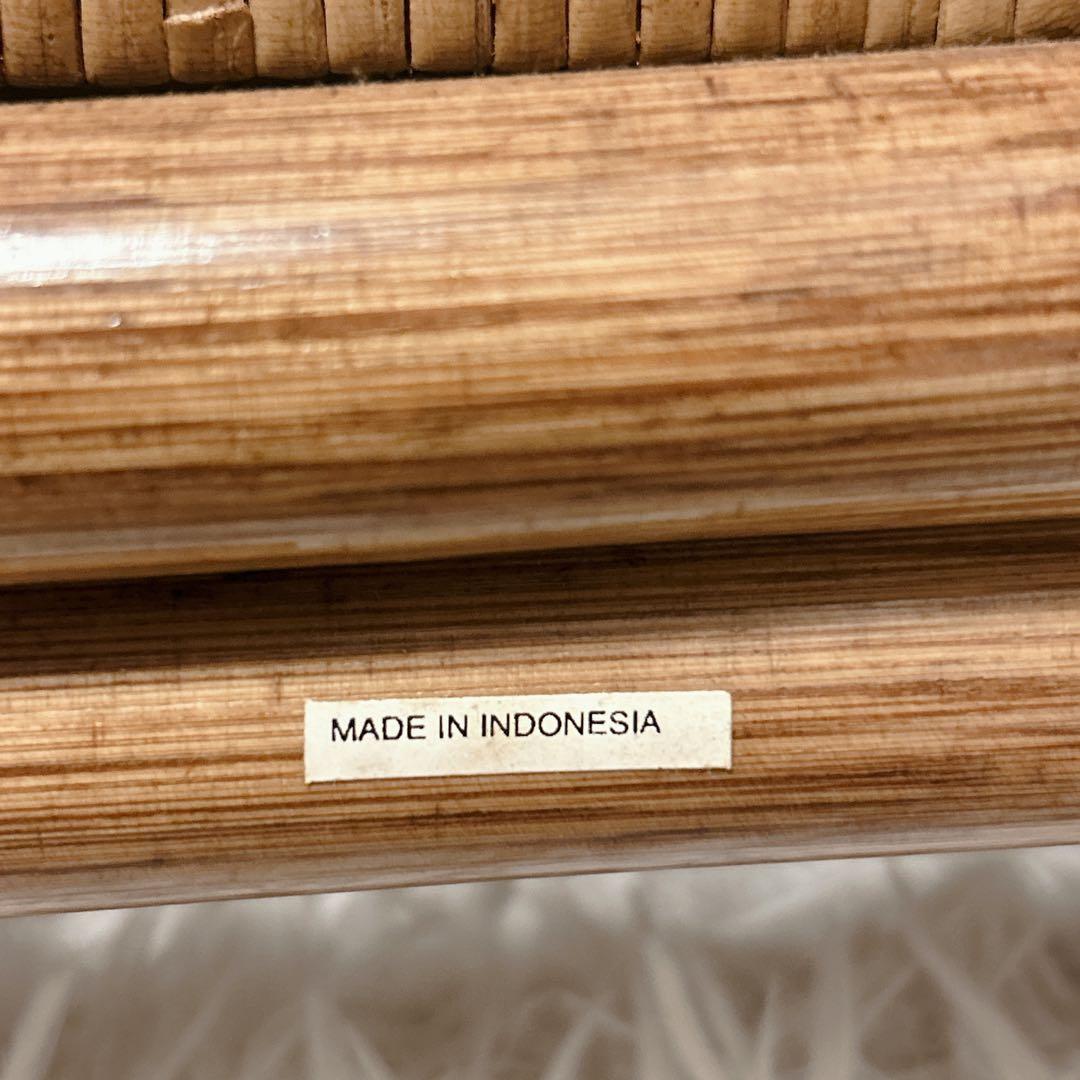 ラタンチェスト 5段 籐家具 ビンテージ キャビネット収納 ラタン キャスター付