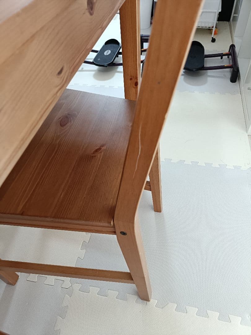 【ミルク】IKEA　ダイニングテーブルセットとベビーモニター