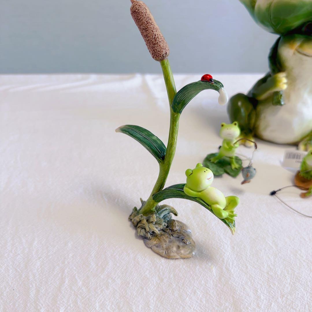 カエルさんの置き物　5点セット