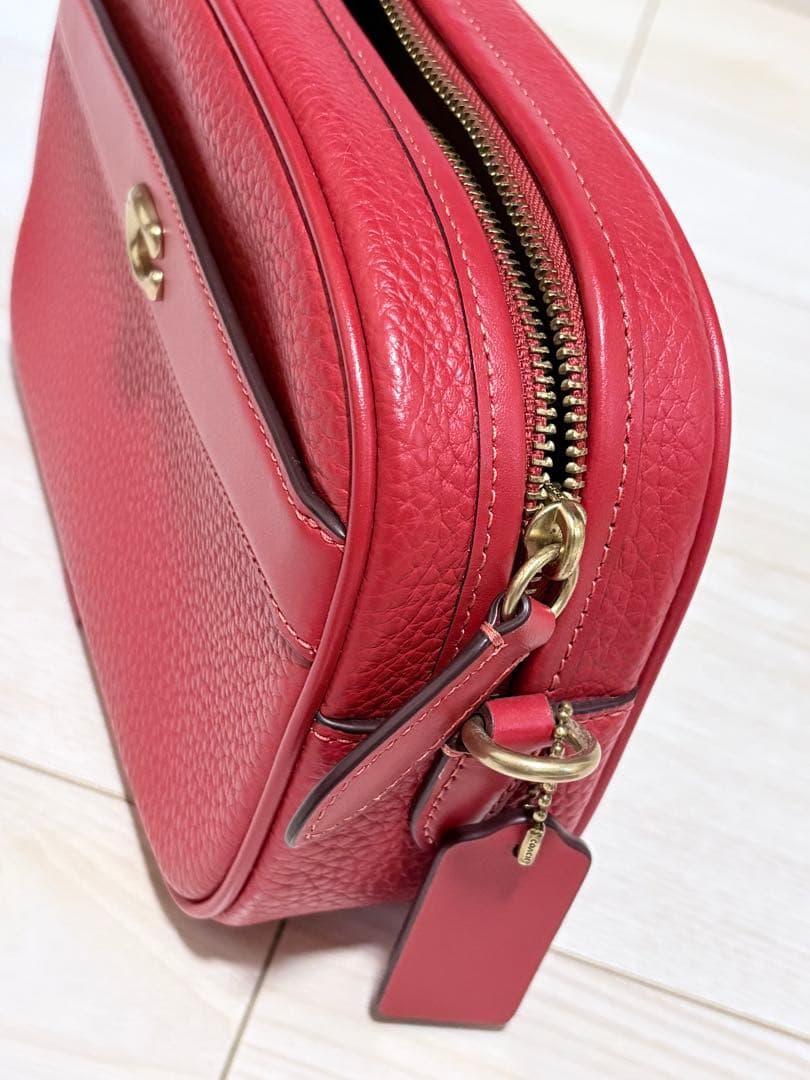 美品 コーチ ショルダーバッグ カメラバッグ 斜め掛け CC386 クロスボディ