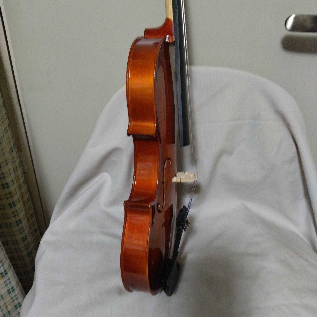 ♥新品未使用4/4♥初心者用バイオリン♥値引済♥弓、ケース、松脂付き