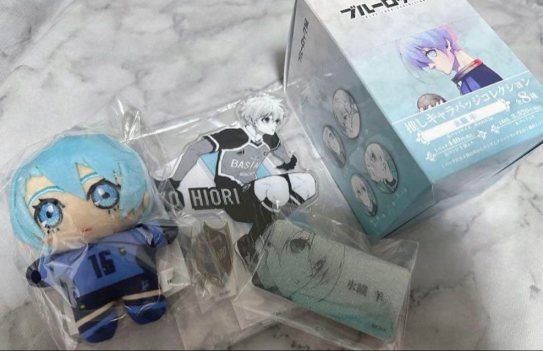 ブルーロック展 氷織羊 ぬいぐるみ アクスタ アクリルスタンド 缶バッジ セット
