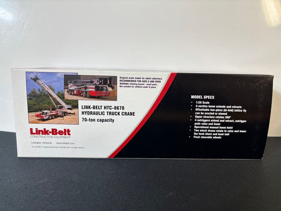 Link-Belt HTC-8670 油圧トラッククレーン 1:50スケール