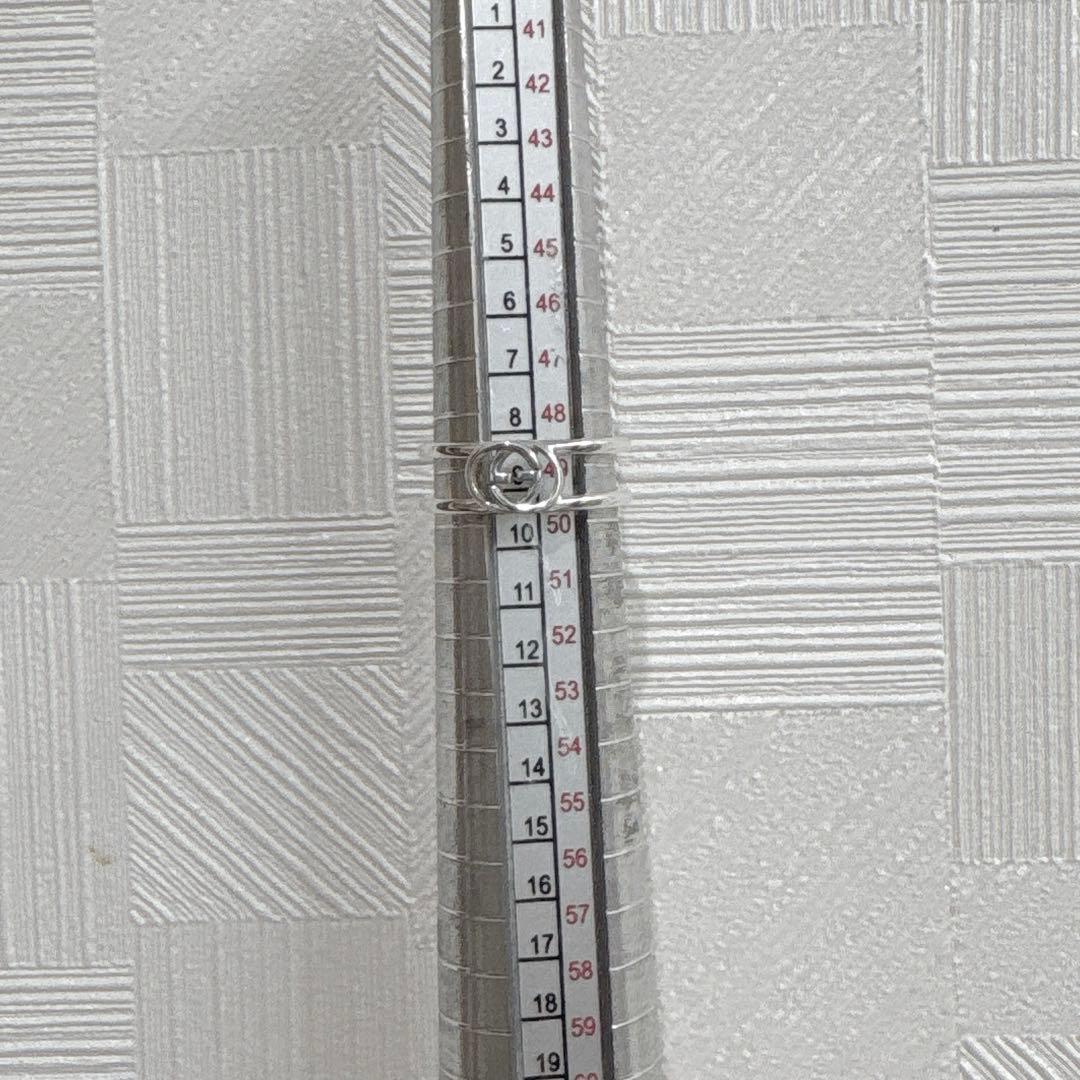 GUCCI インターロッキングG ワイヤーリング 9号