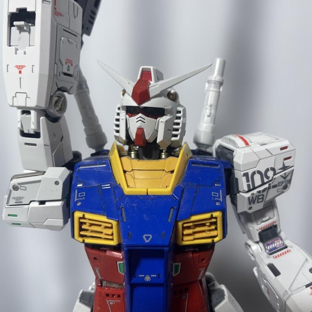 【癒し】PGU1/60RX-78-2ガンダムと　1/48RX-78F00ガンダム