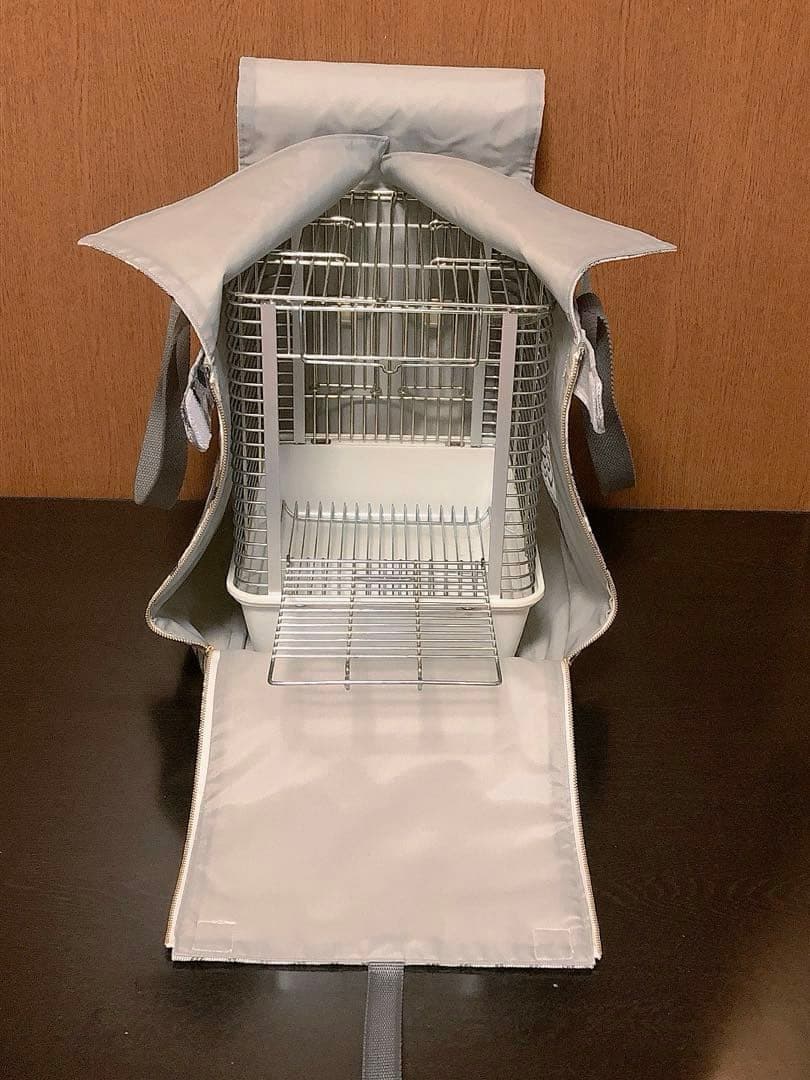 m!ch!様ケージの出し入れ不要 通院や災害避難用に便利な遮光キャリーバッグ