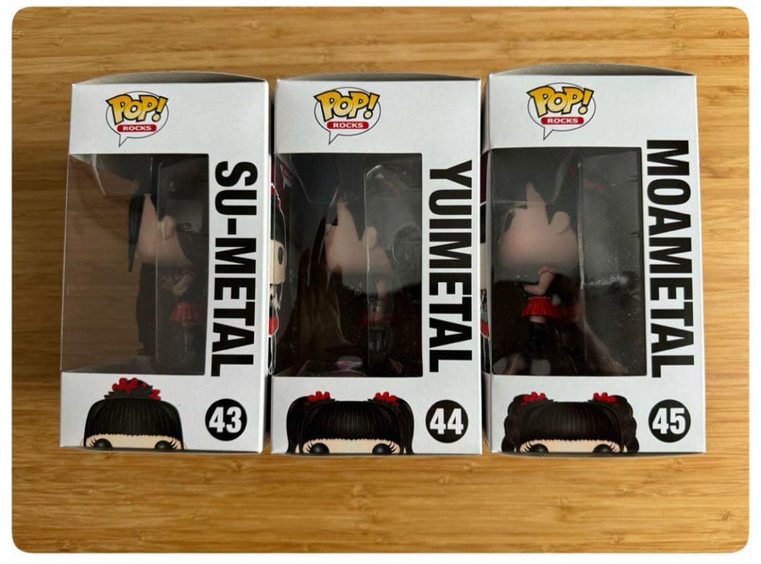 新品未開封★BABYL FUNKO POP! ROCKS 3体セット