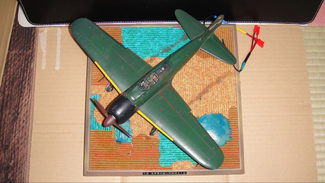 タミヤ 1/32　リアルサウンド　零戦　(完成品　欠品あり現状品)