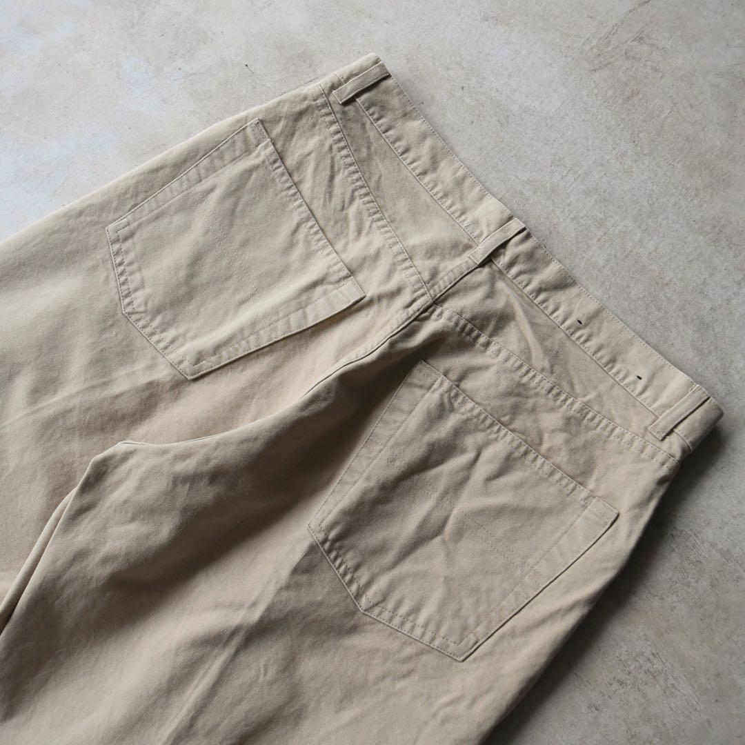 90s ラルフローレン ポロチノ5ポケット コットンパンツ ベージュW32L30