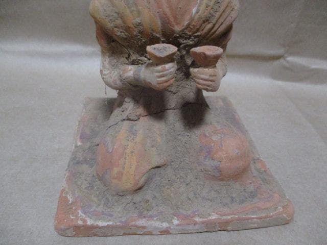 シルクロード　トルファン遺跡　仏像坐像　ですが　ｃ１８M 2411