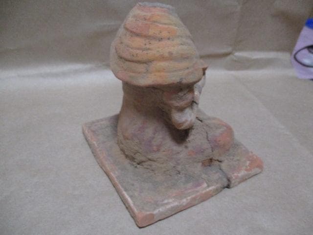 シルクロード　トルファン遺跡　仏像坐像　ですが　ｃ１８M 2411