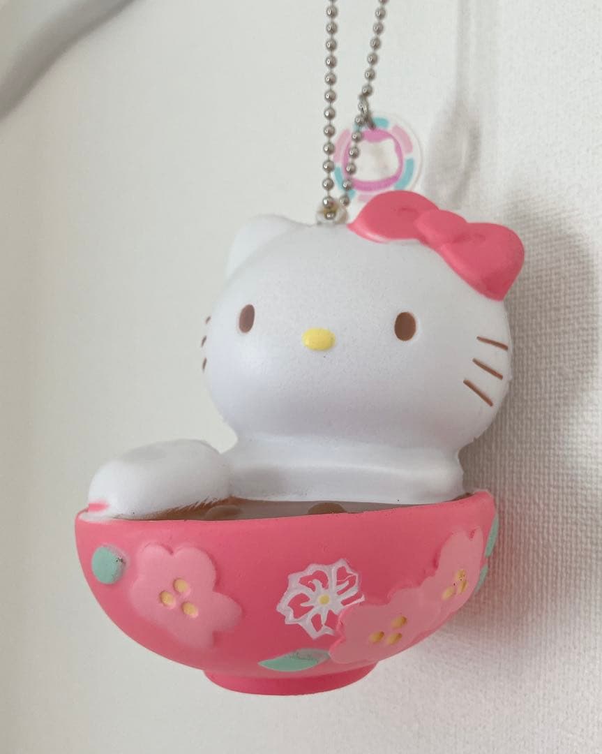 【希少品】レア ハローキティ ぜんざい スクイーズ サンリオ2017年♡平成