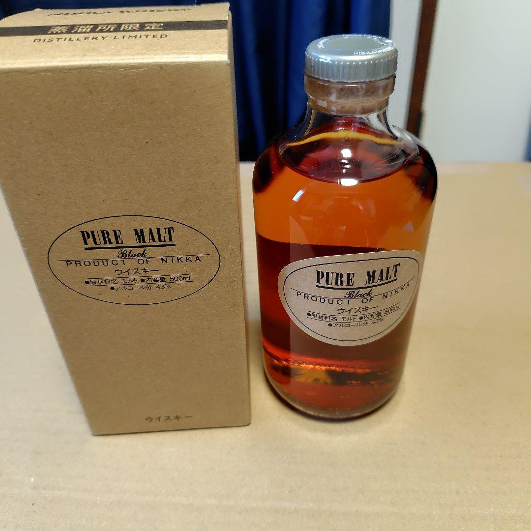 ウイスキー NIKKA PURE MALT BLACK 700ml 43%