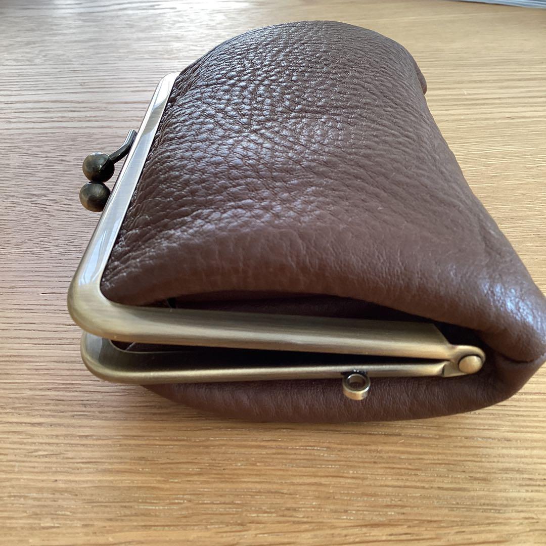 新品‼️ 美品‼️ 土屋鞄製造所　ブラウンレザー　がま口ケース