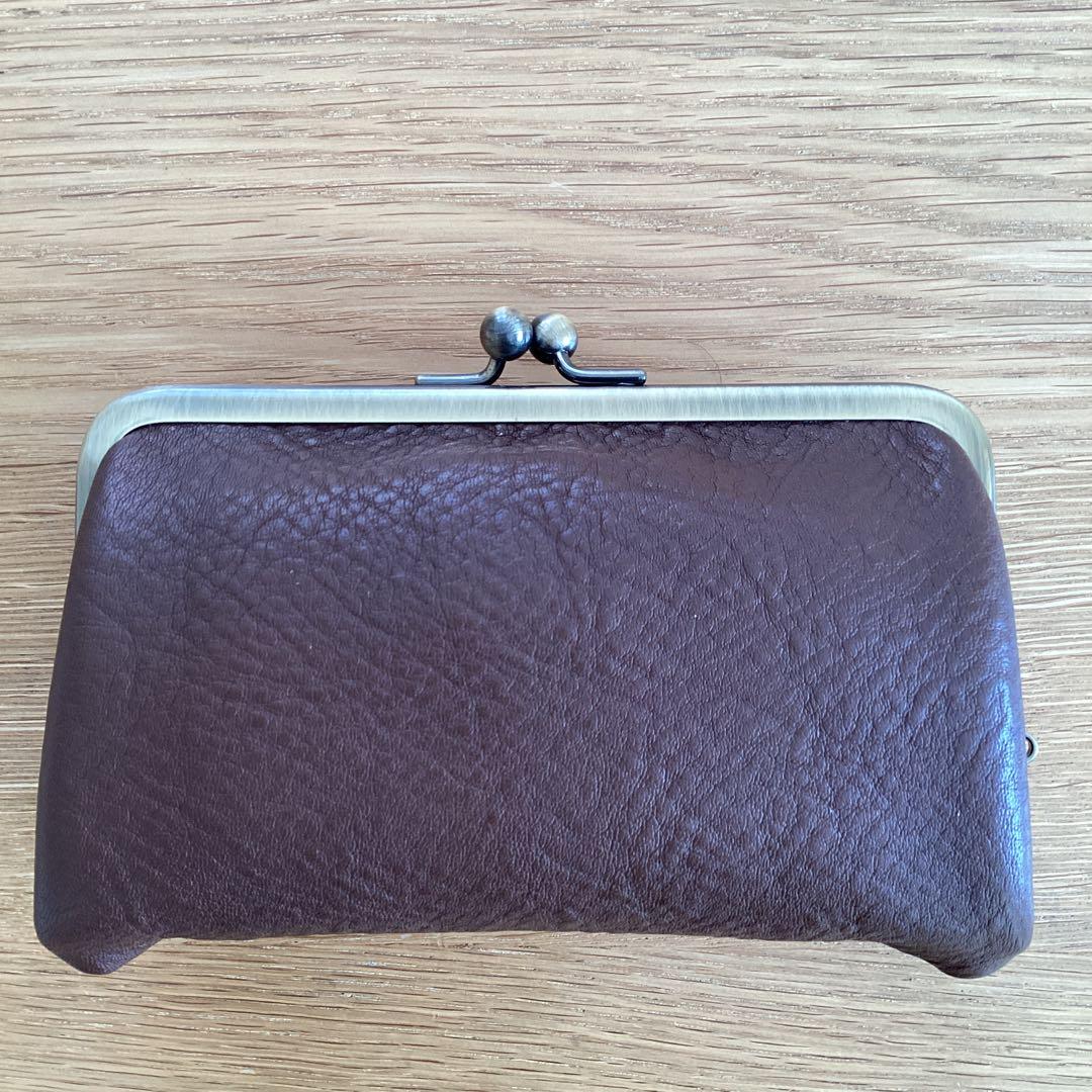 新品‼️ 美品‼️ 土屋鞄製造所　ブラウンレザー　がま口ケース