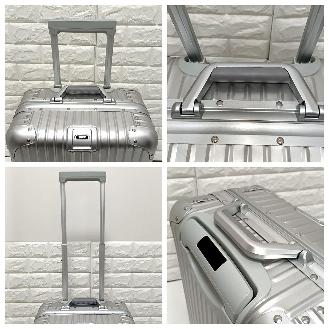 美品32L　BMW　四輪ホイール　アルミ　スーツケース　キャリーケース　シルバー