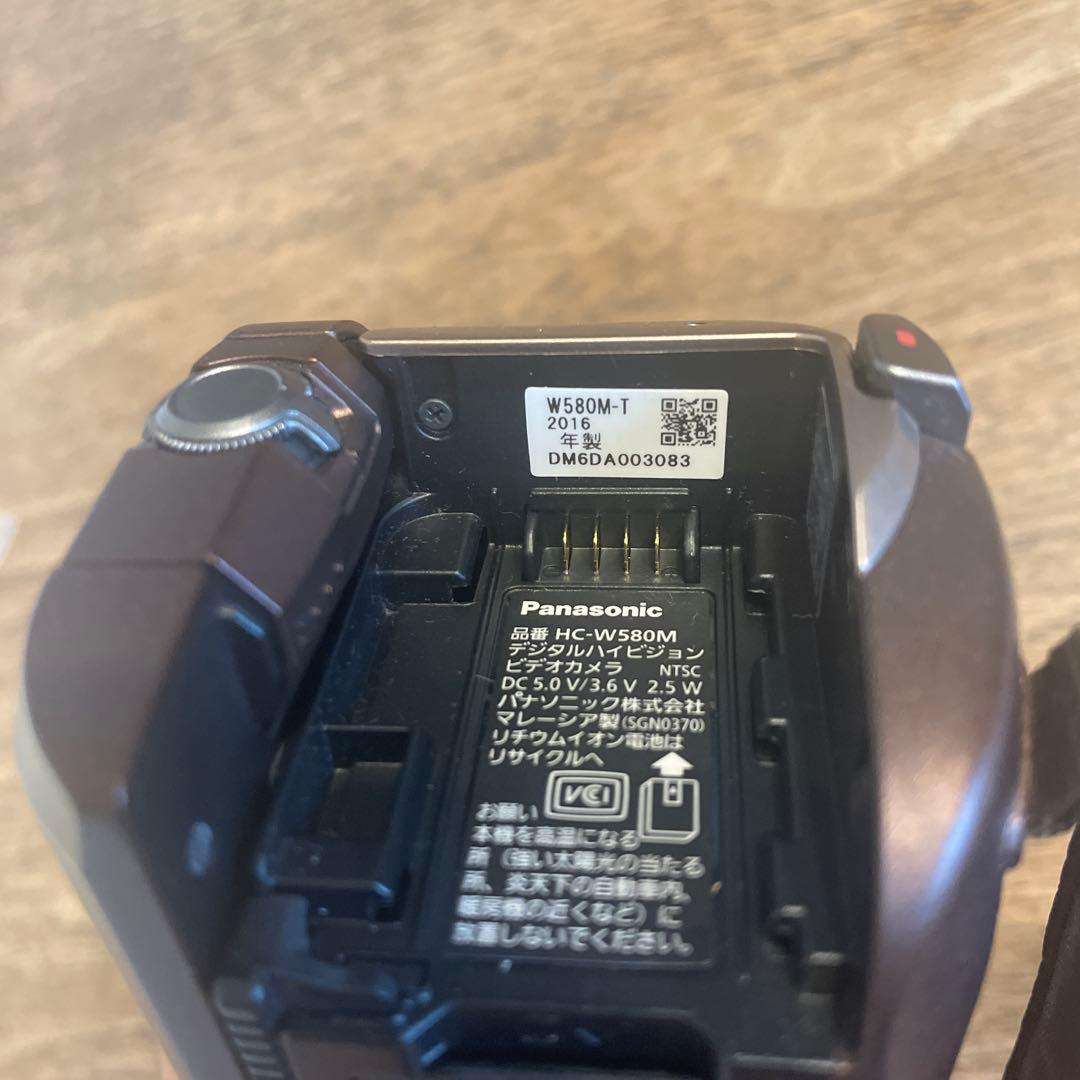 パナソニック HDビデオカメラ ブラウン HC-W580M