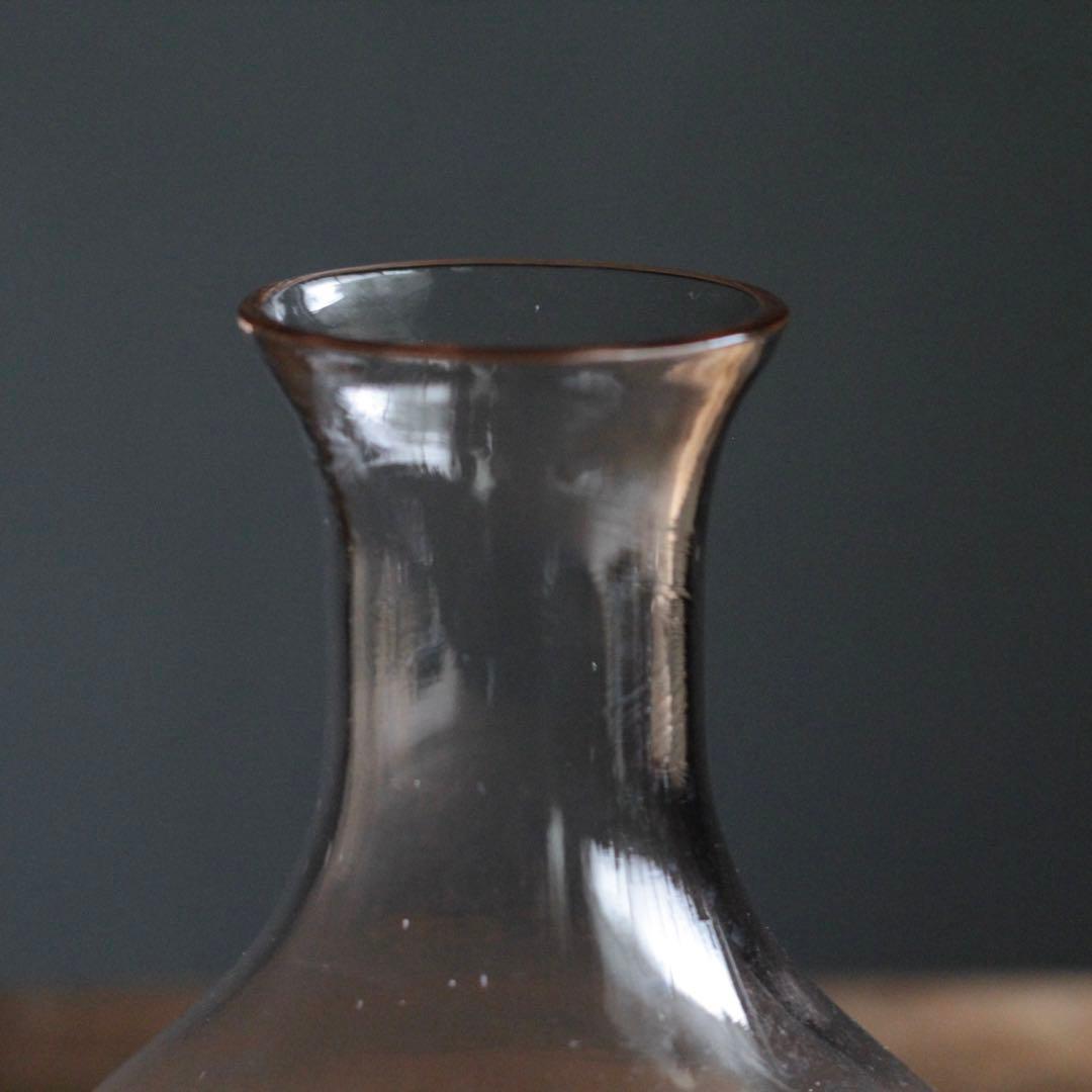 昭和 ガラス 花瓶 花器 古道具 アンティーク デキャンタ