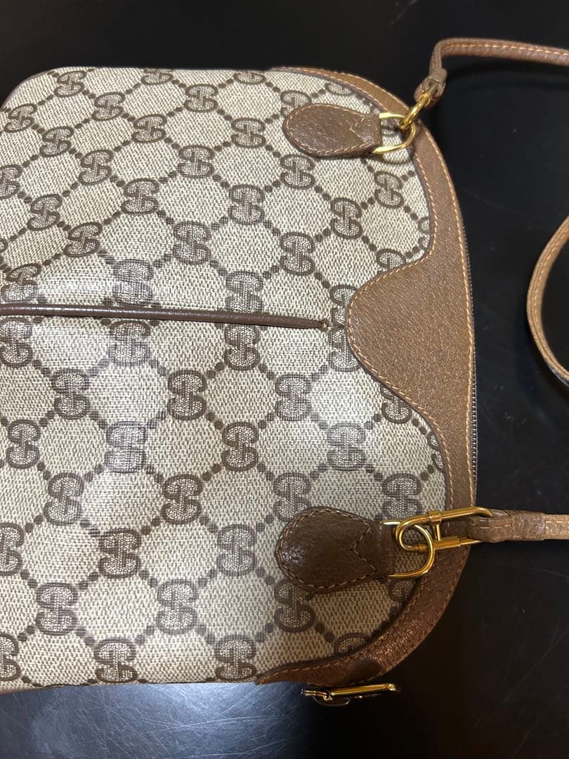 m*a様 オールドグッチ G Gパターン　シェリーライン　ミニショルダーバッグ