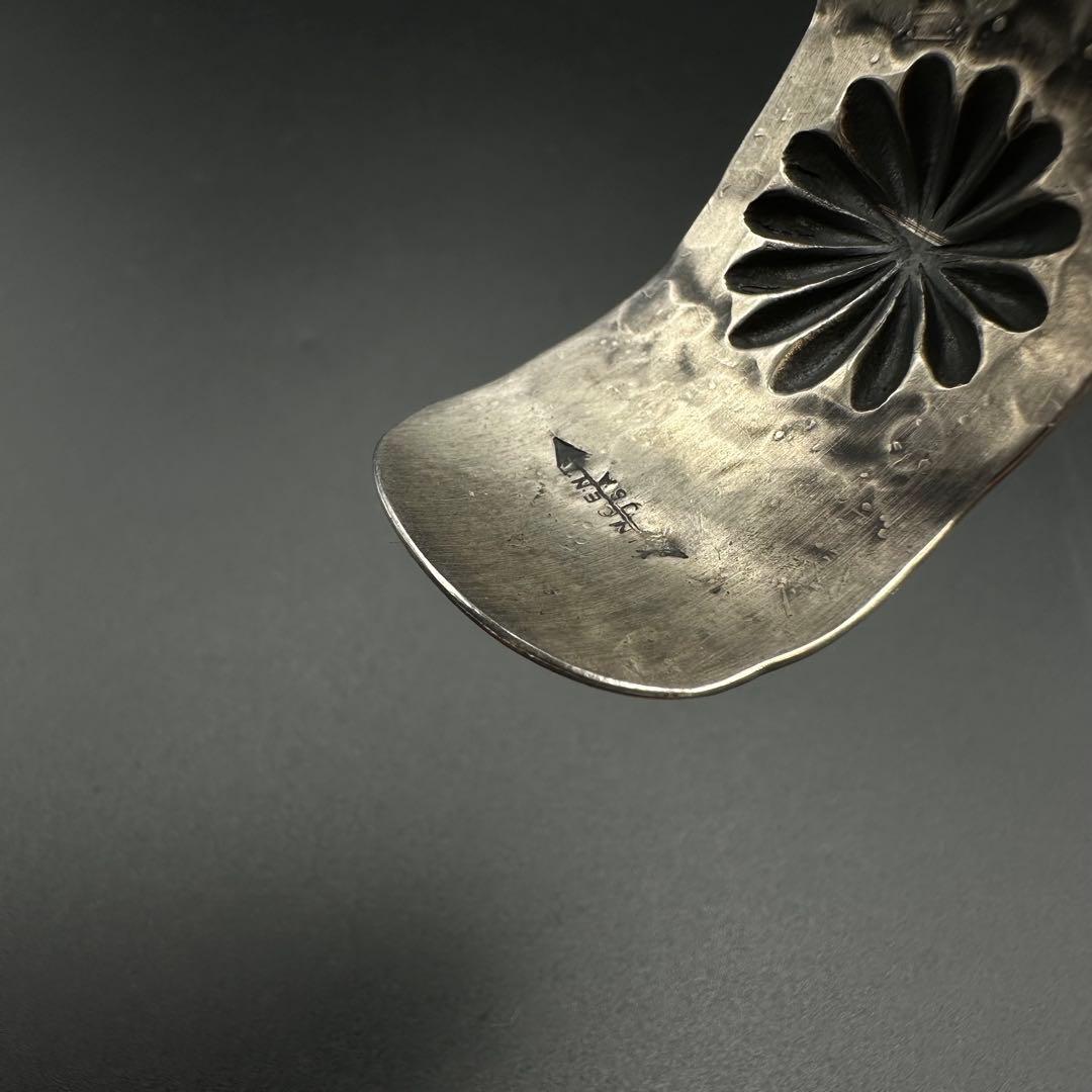 Navajo Vincent Joe Platero スタンプワーク　バングル