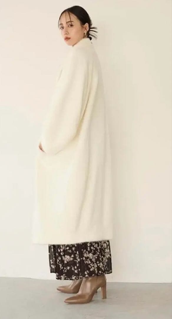 snidel シャギーロングコート