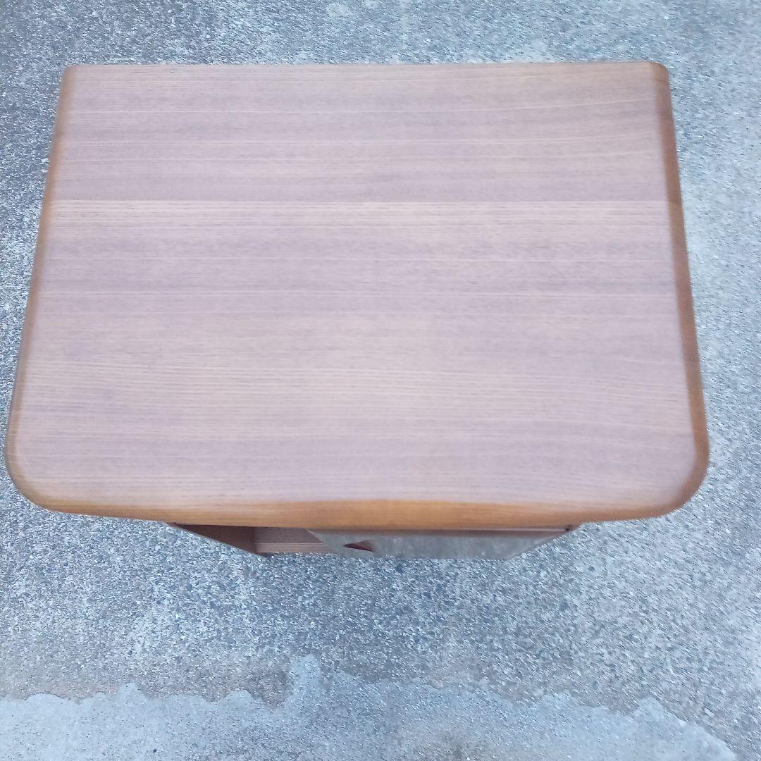 カリモク、ブラウン 電話台 引き出し付き　棚　花台　多用途キャビネット