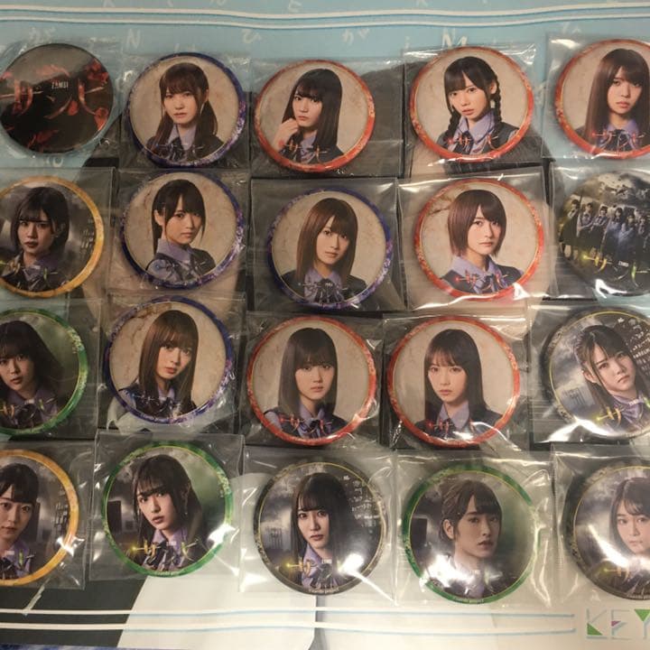 欅坂46 乃木坂46 けやき坂46 日向坂46 ザンビ 缶バッチ アクリル