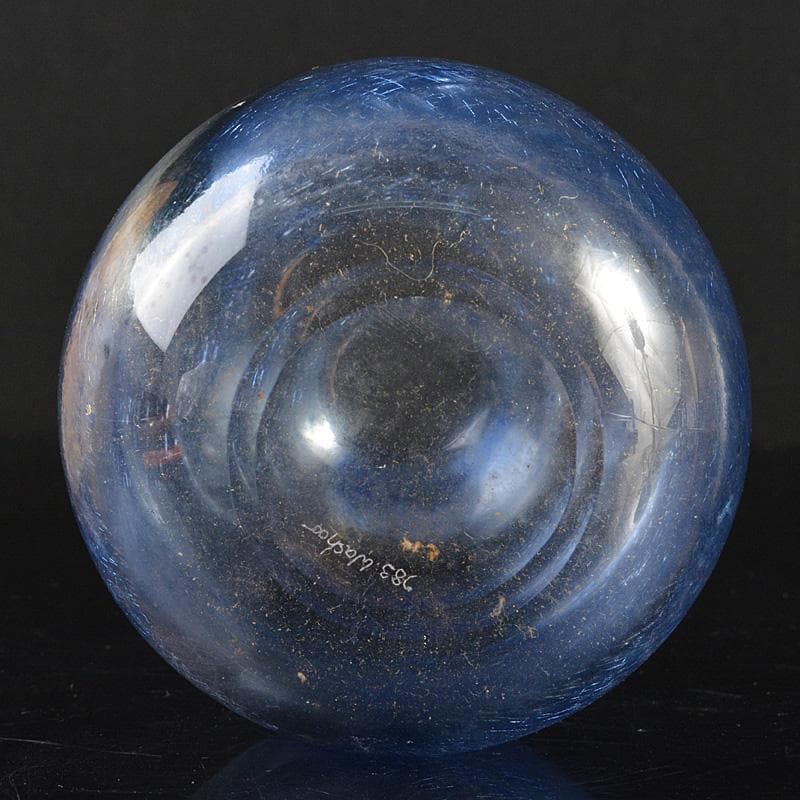 ガラス工芸　和周作　壷　花入　花瓶　共箱　C　5941