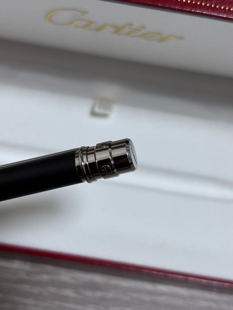 Cartier カルティエ ボールペン サントス　ブラック