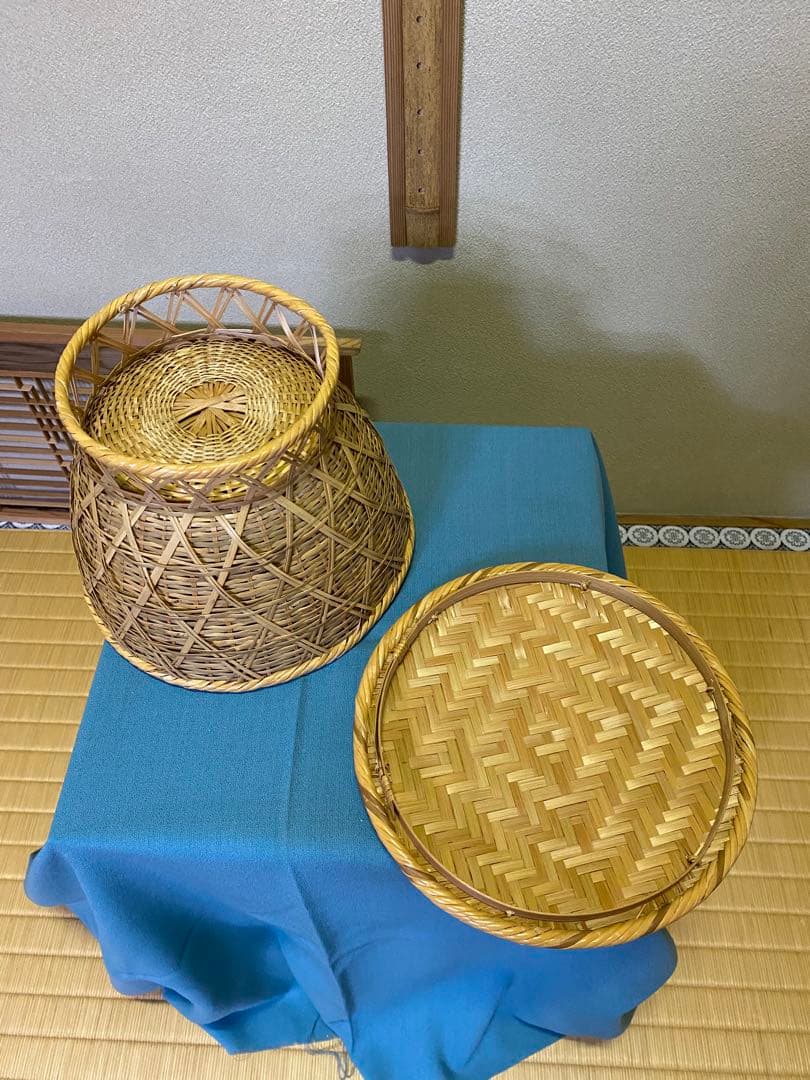 【本日限定】茶道具/竹飯器 竹編籠飯器 朝茶事 刻印 懐石道具