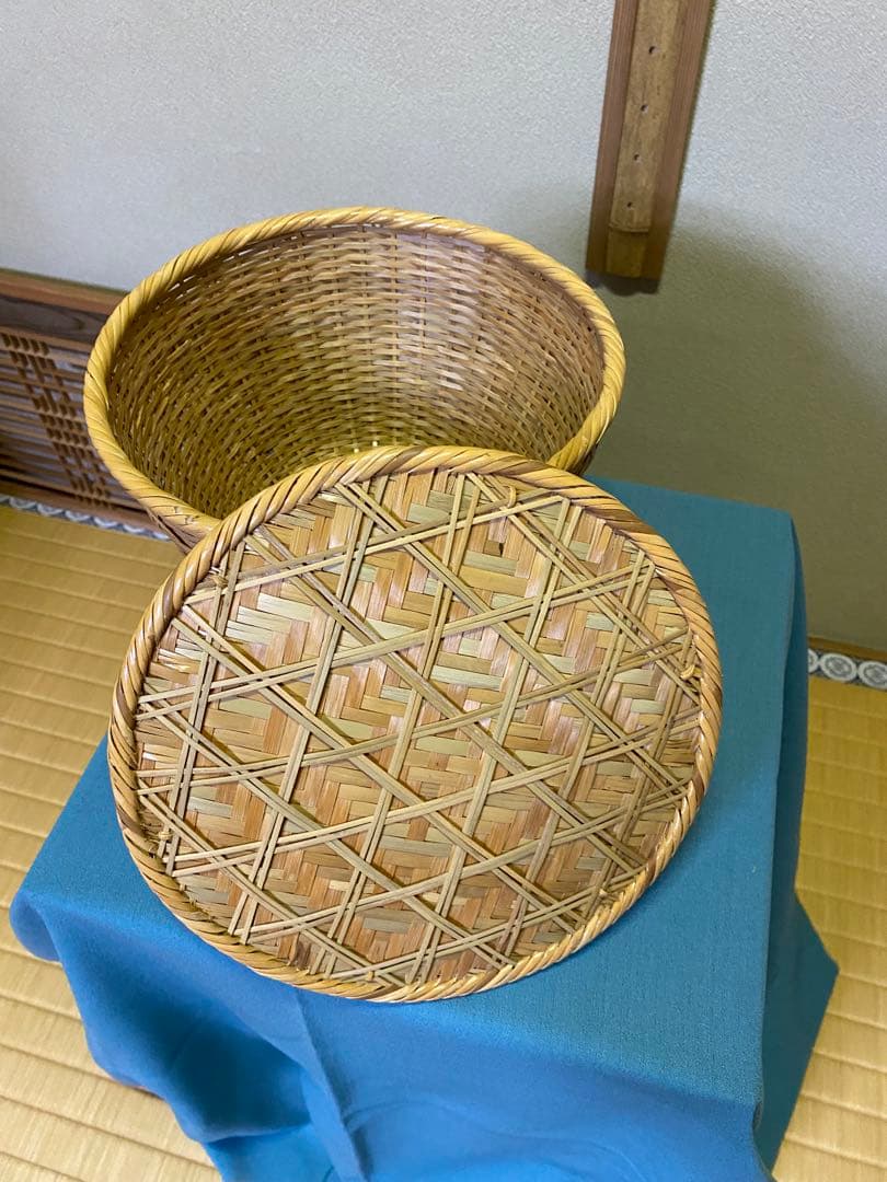 【本日限定】茶道具/竹飯器 竹編籠飯器 朝茶事 刻印 懐石道具