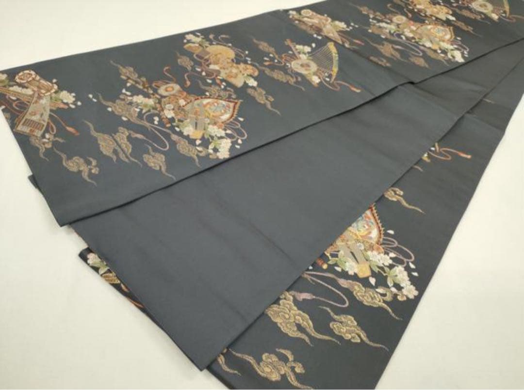 【美品】袋帯 六通柄 唐織