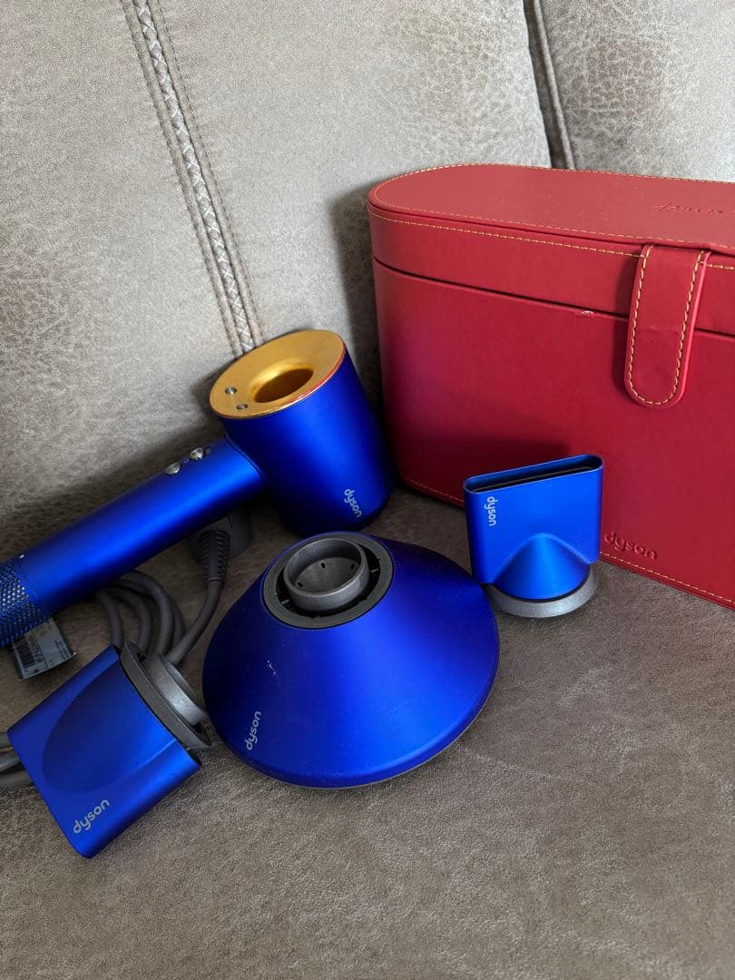 【Dyson/ダイソン】青色 金箔付 ヘアドライヤー