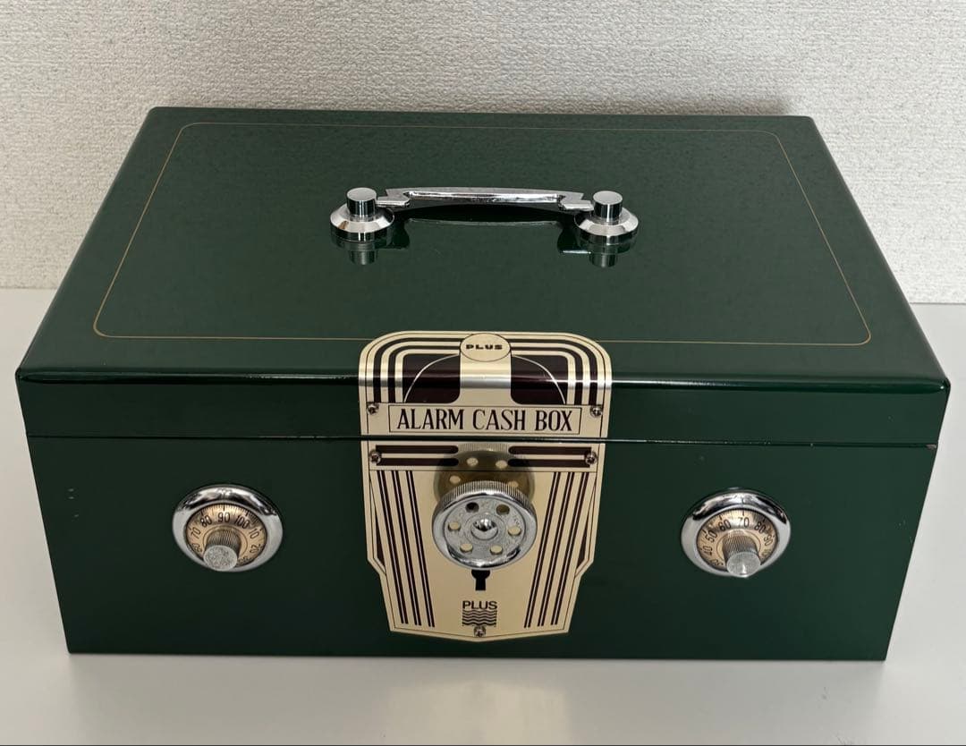 ALALRM CASH BOX 金庫 レトロ アンティーク 昭和