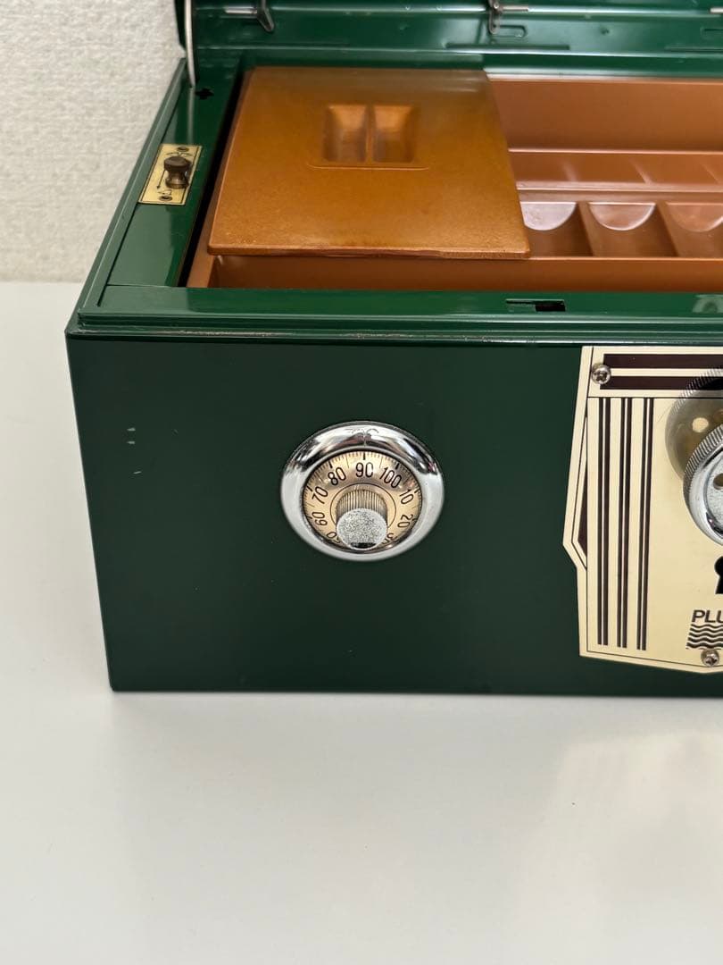 ALALRM CASH BOX 金庫 レトロ アンティーク 昭和