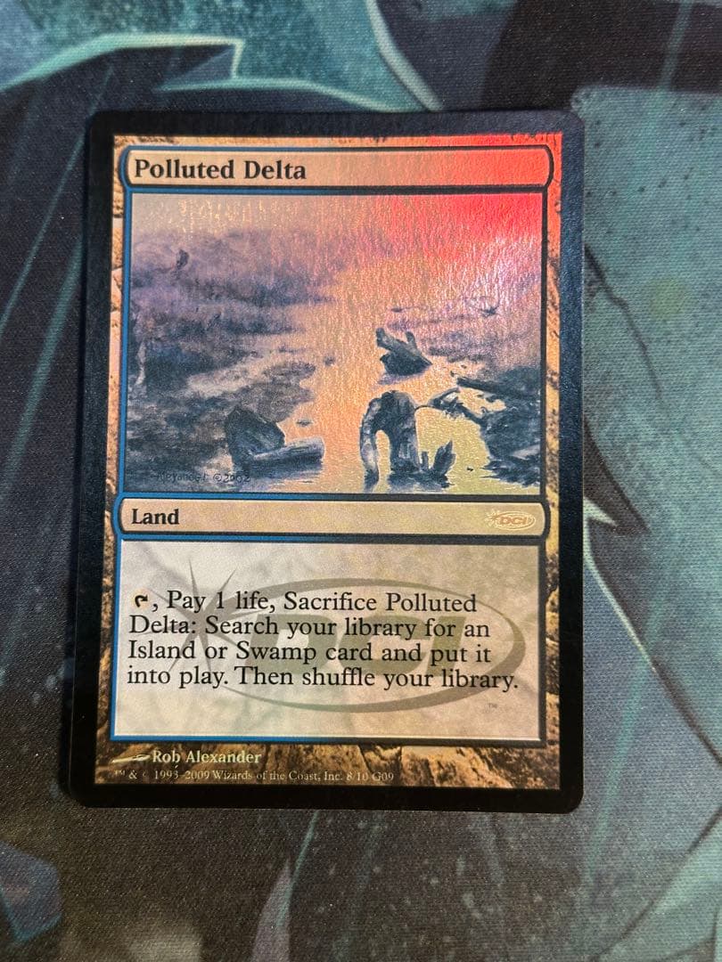 mtg 汚染された三角州　foil ジャッジ褒賞