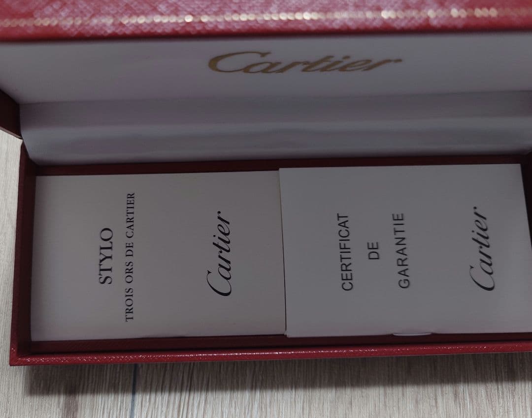 未使用　カルティエ　Cartier ST210003 トリニティ ボールペン