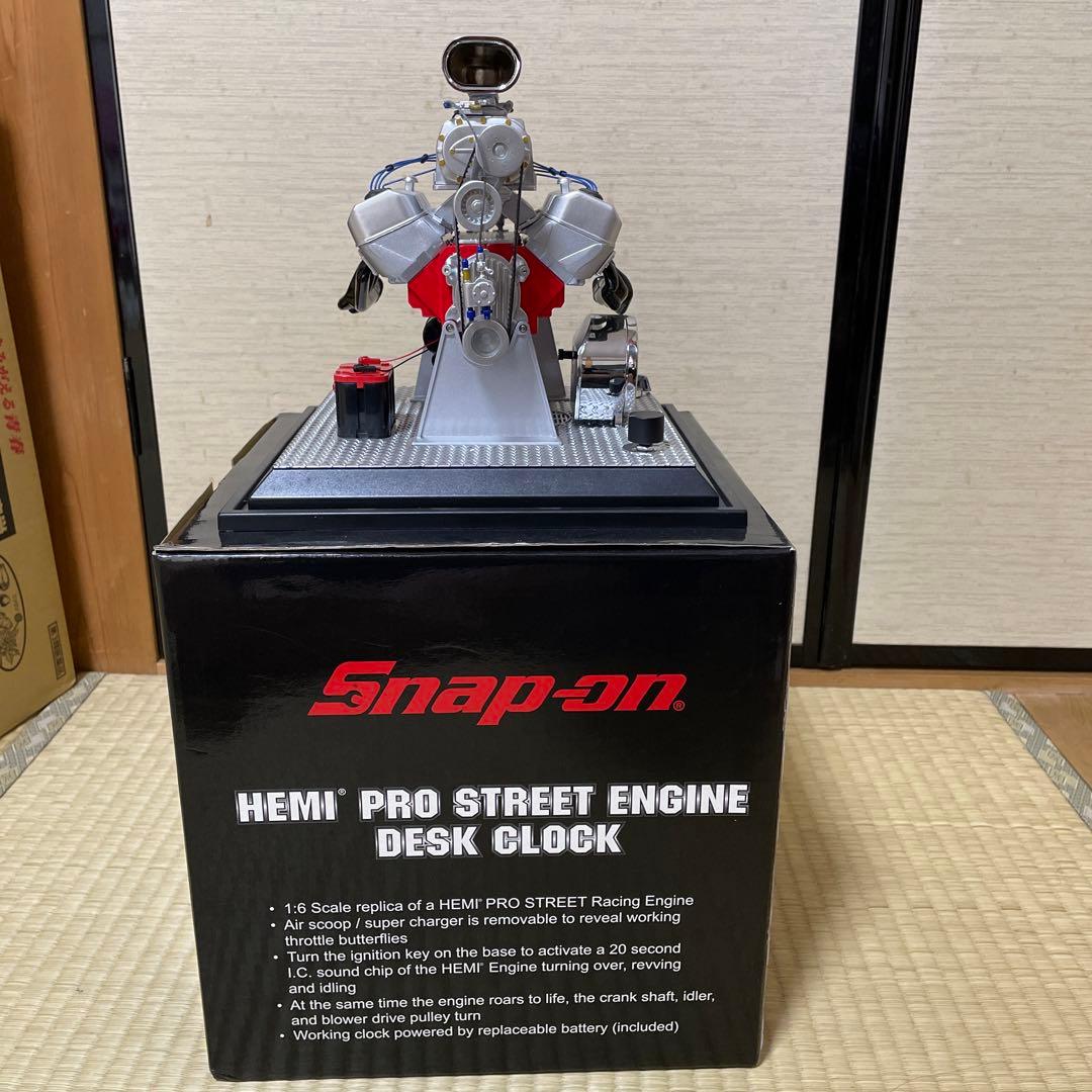 Snap-on V8エンジン型　置き時計