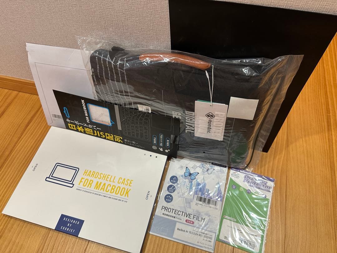 Apple M3 15インチ MacBook Air ミッドナイト(付属品多数)