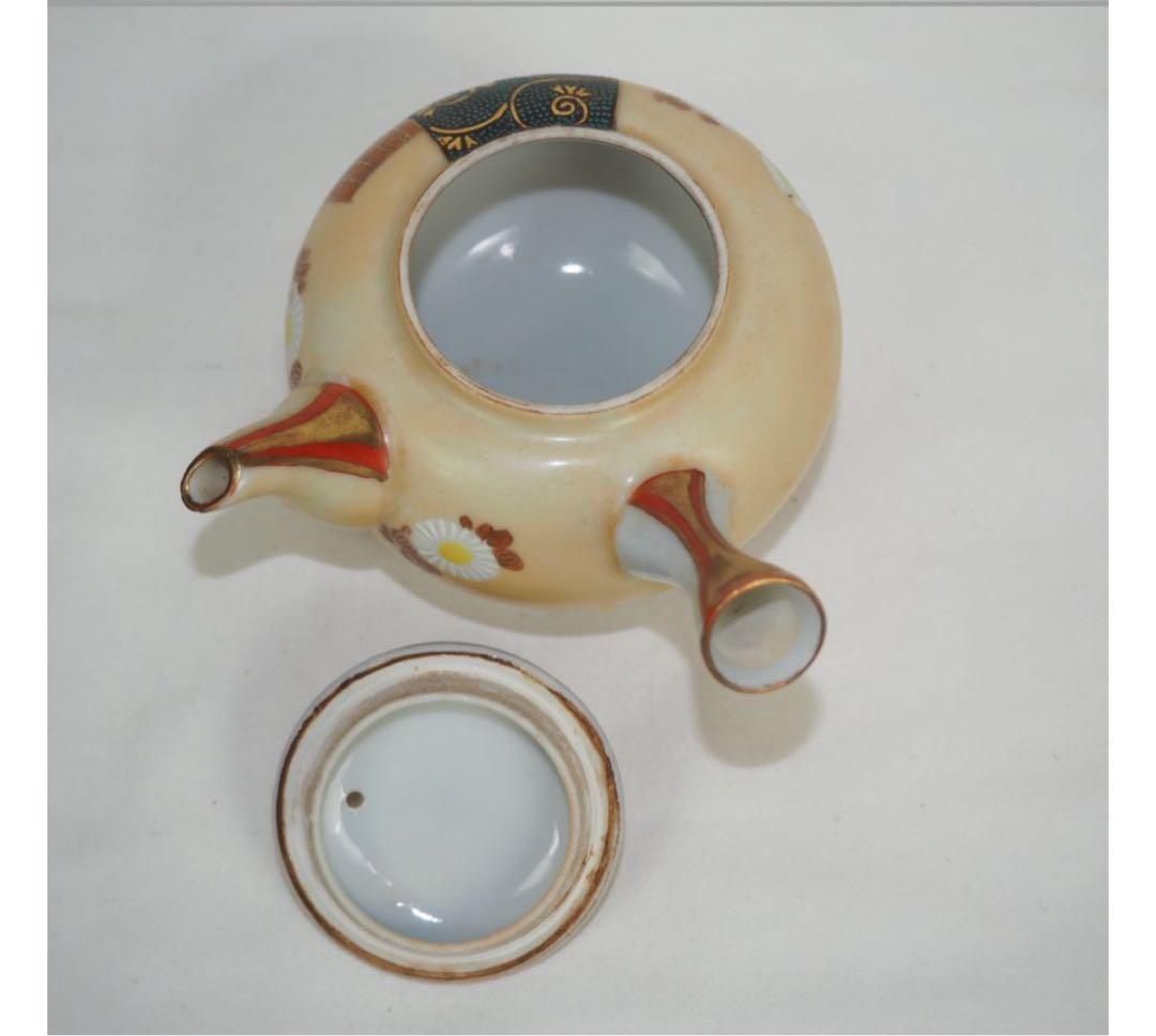 送料無料　大正～昭和初期　九谷焼　 茶器6点セット　煎茶道具