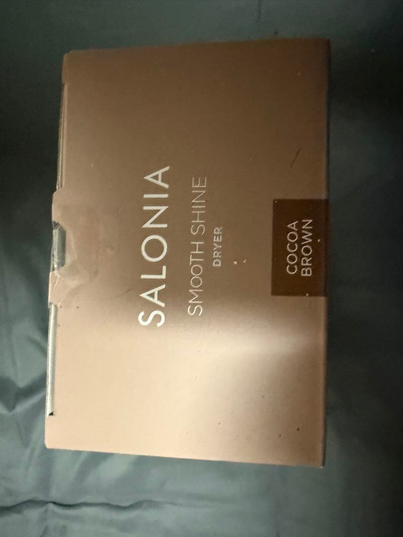 ヘアドライヤー SALONIA SMOOTH SHINE DRYER COCOA BROWN