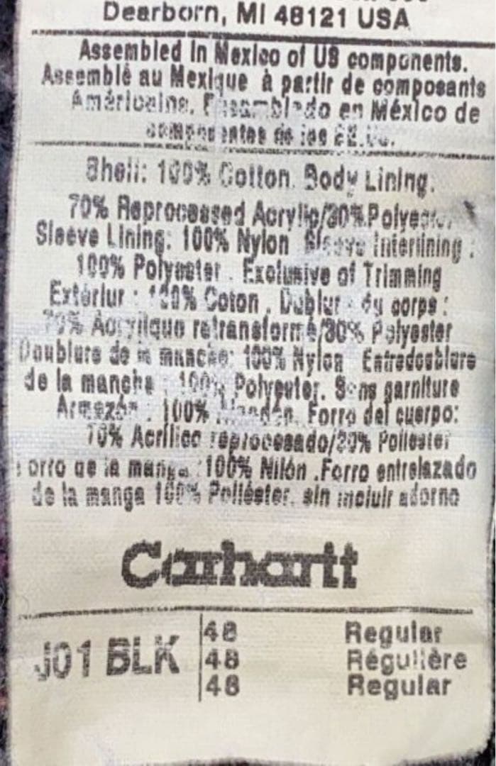 カーハートCarhartt デトロイト　ジャケット